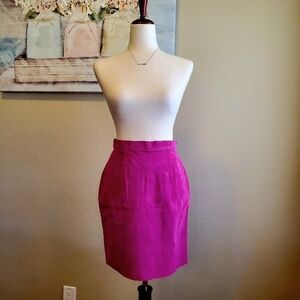 VINTAGE | Anchor Blue Pink Mini Skirt sz S